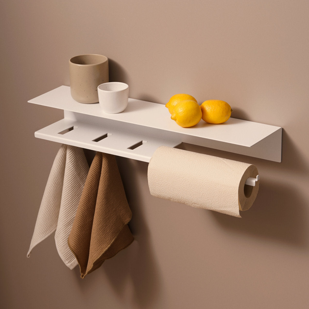 Portarotolo Biesse Trendy Con Rotolo - Viola, 17x17x31 Cm, Pratico E Funzionale - Foto 4